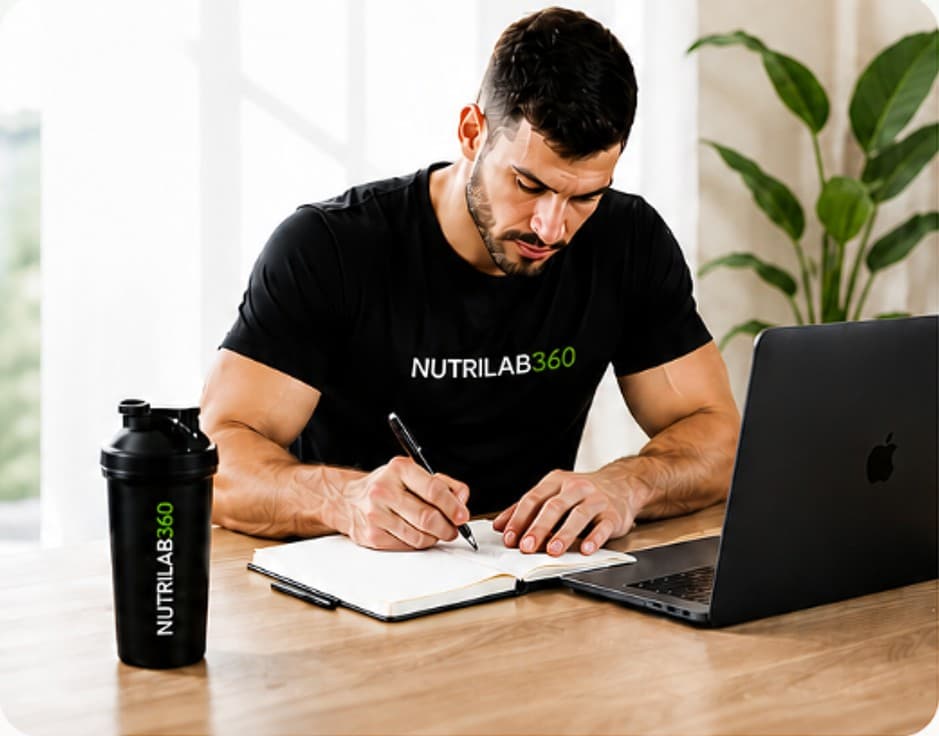Matías Ochandio diseñando un plan personalizado en NutriLab360