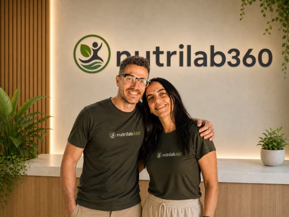 Matías Ochandio y Patricia Cafaro, fundadores de NutriLab360